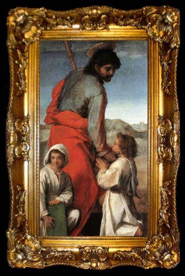 framed  Andrea del Sarto St James, ta009-2